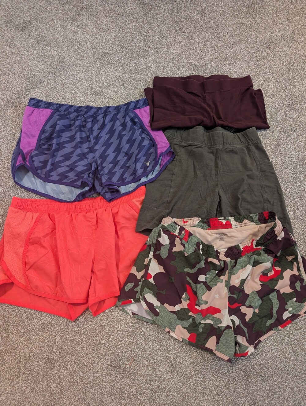 Bundle 5 Old Navy Women's Athletic Shorts Medium
